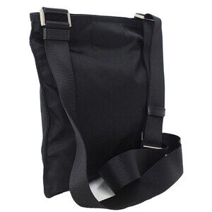 Prada Tessuto Black bag leather saffiano messenger Crossbody